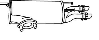 FONOS 16787 Catalytic Converter